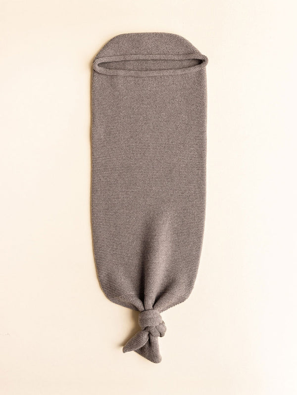 Sovepose / Cocoon i merino uld fra Hvid Knitware - Otter