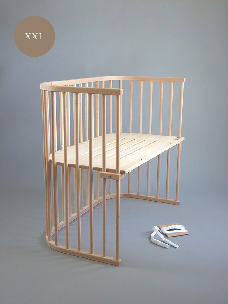 Bedside crib basispakke - Babybay XXL natur