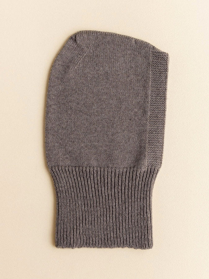 Hvid Knitware elefanthue i merino uld