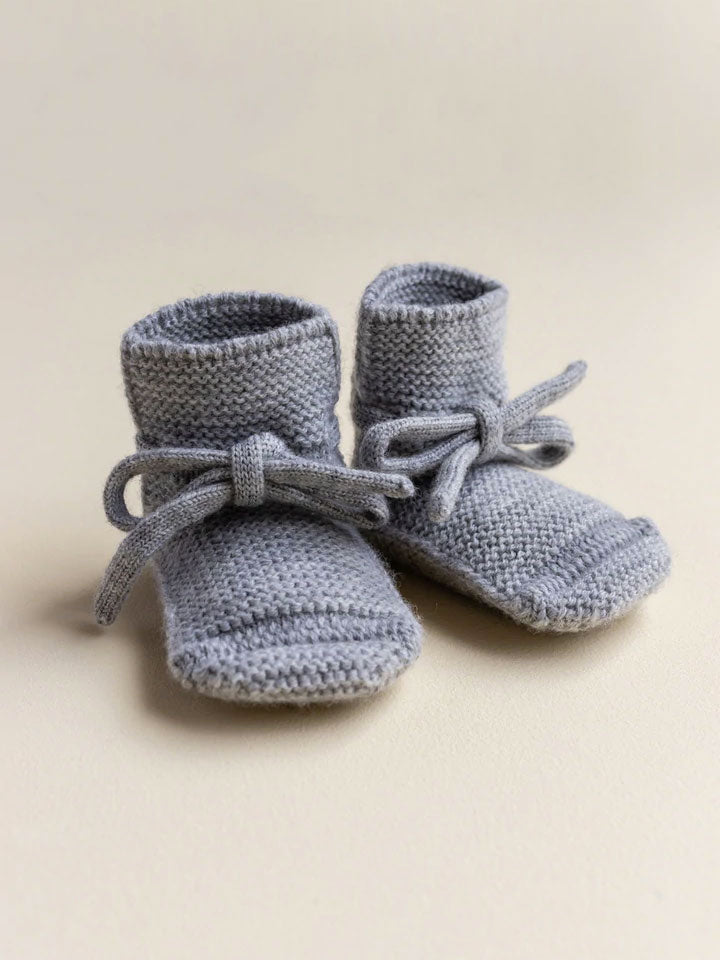 Futter i merinould fra Hvid Knitware - Grey Melange