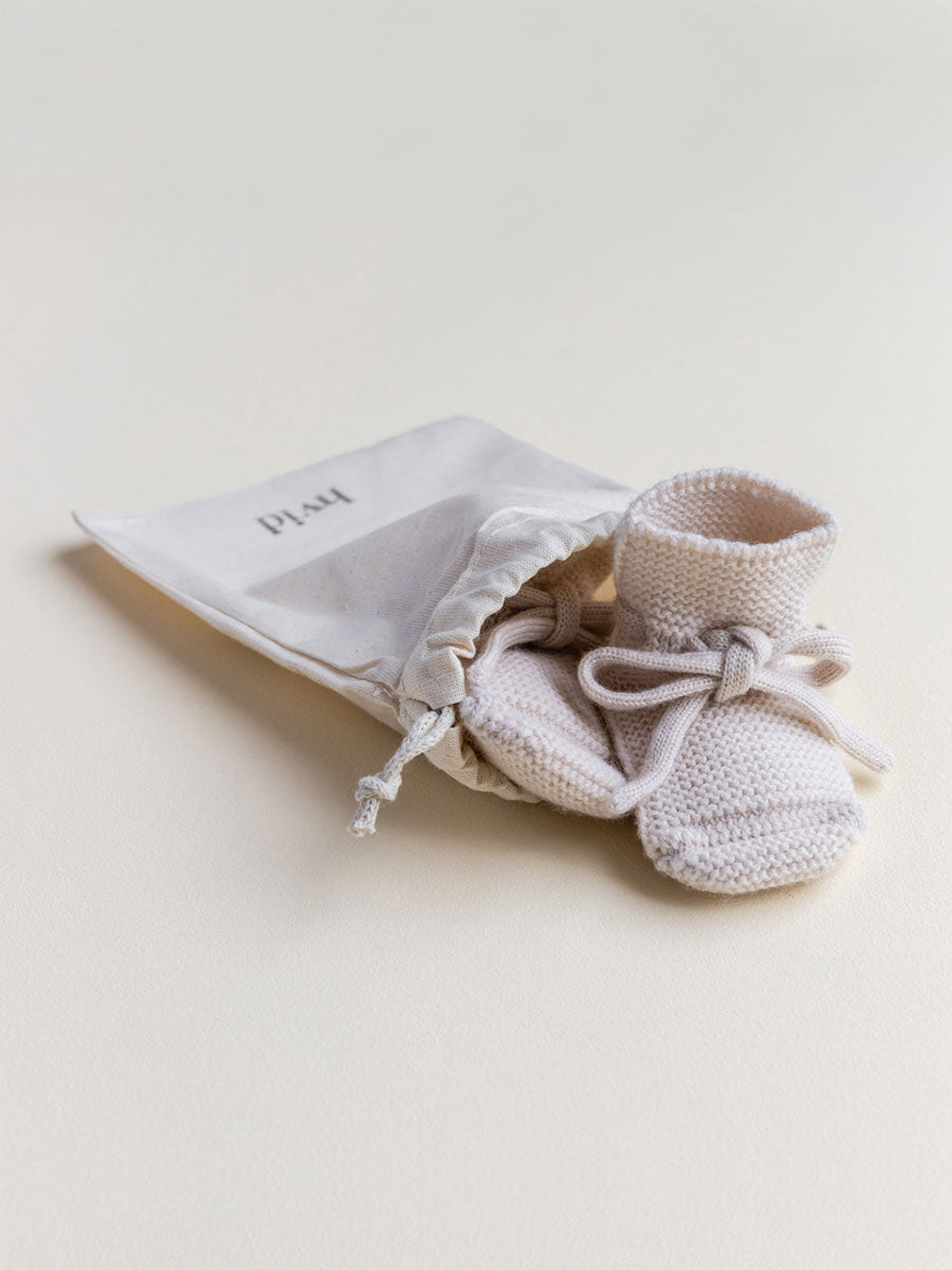 Sødeste baby futter i 100% merinould fra Belgiske Hvid