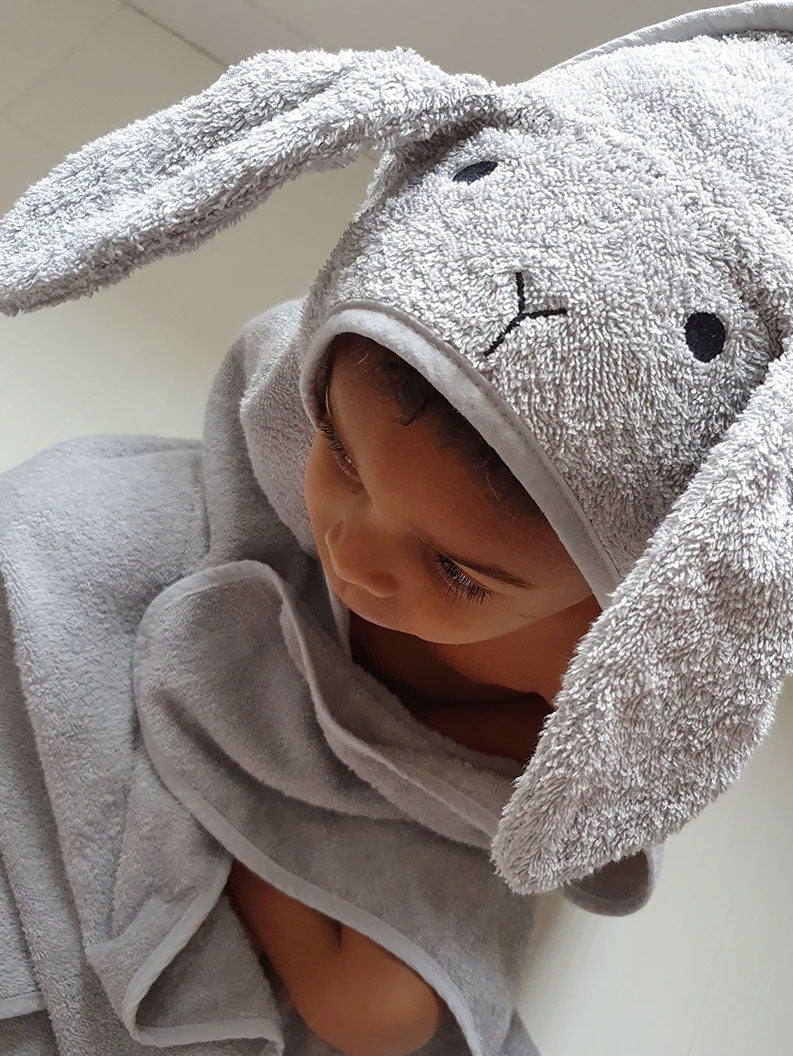 Baby hooded towel from Liewood I Rabbit