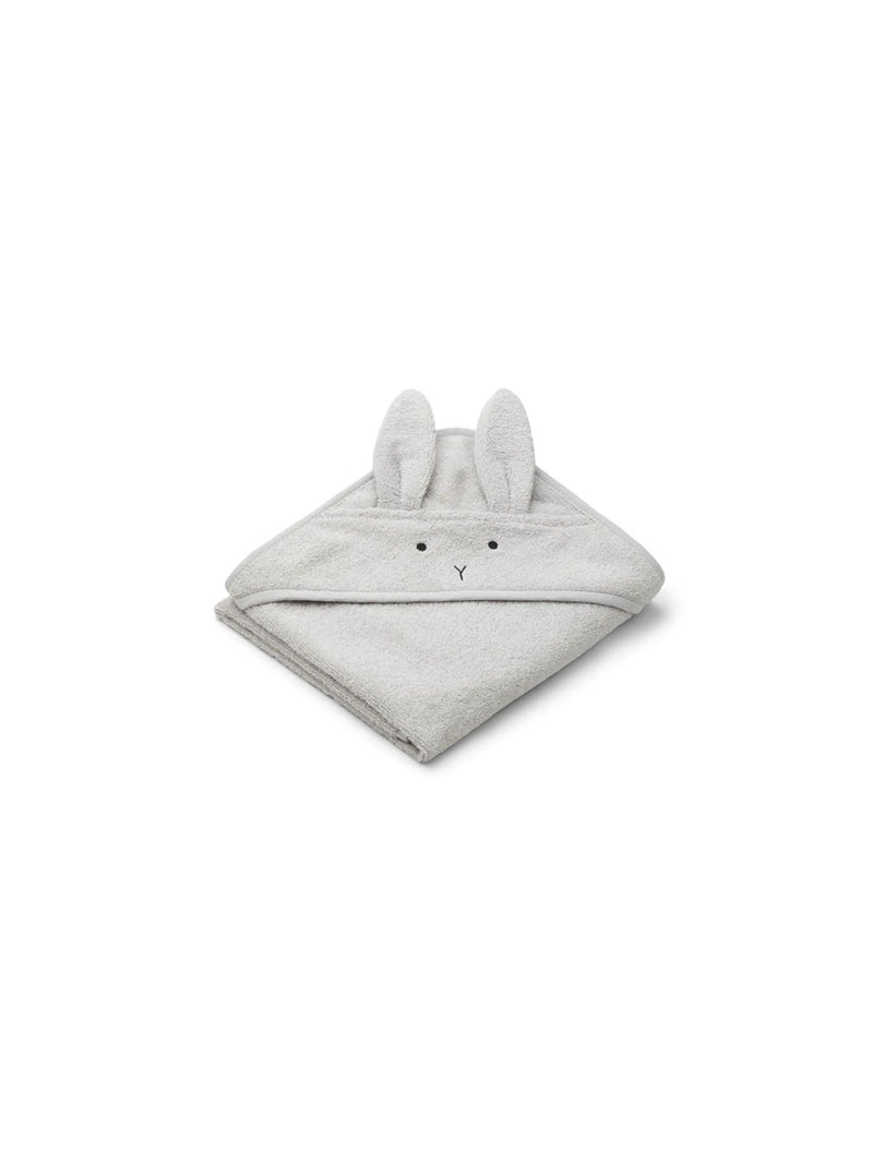 Håndklæde med hætte fra Liewood, baby - Rabbit Dumbo Grey