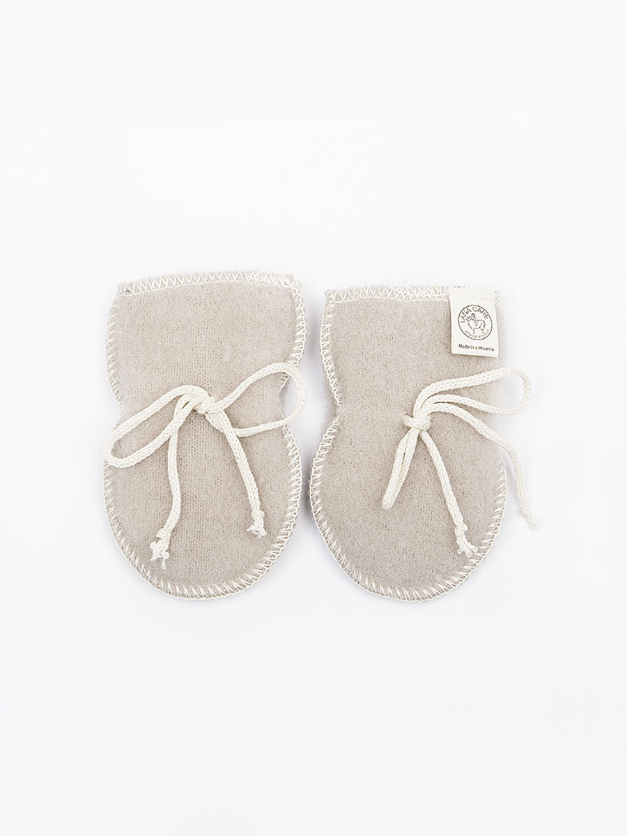 Vanter i merino uld fra LANACare - Camel