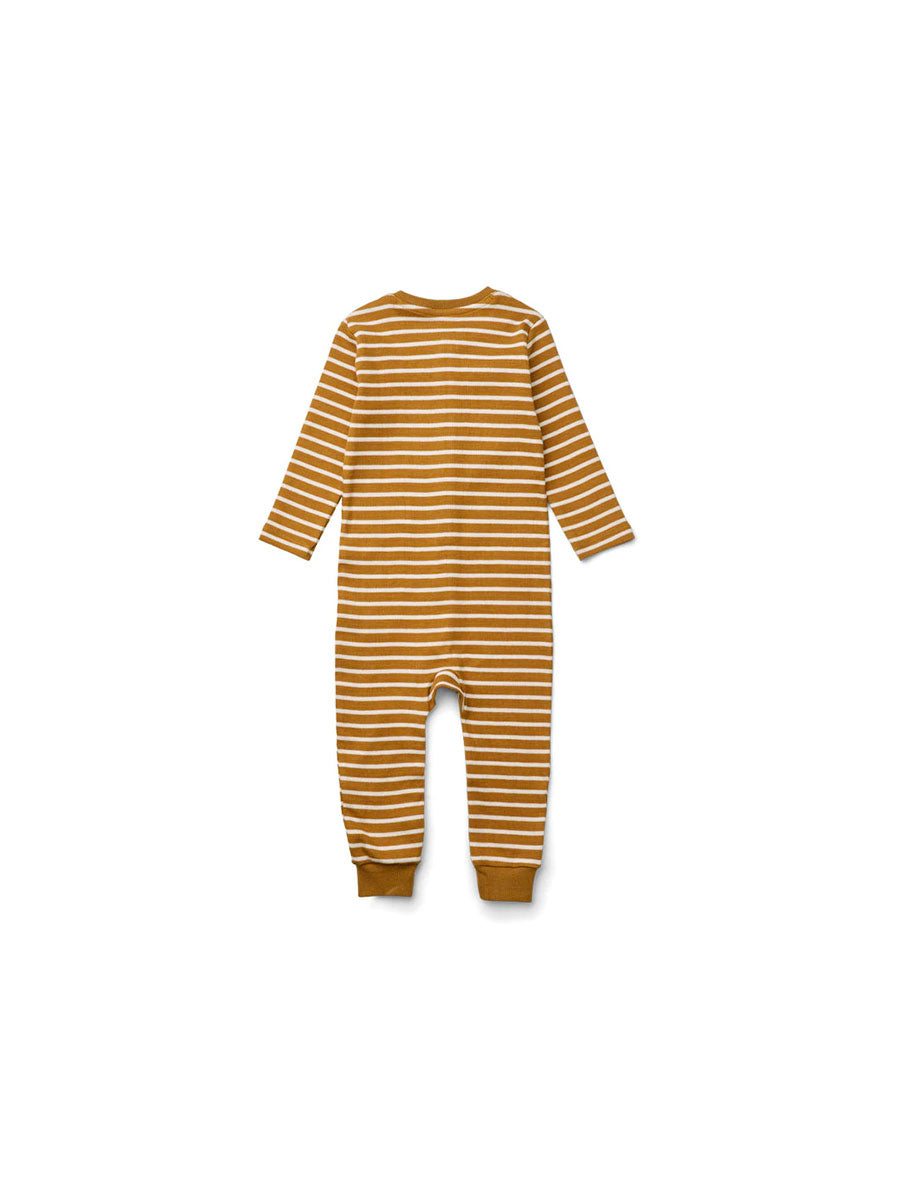 Sød heldragt med striber fra danske Liewood.