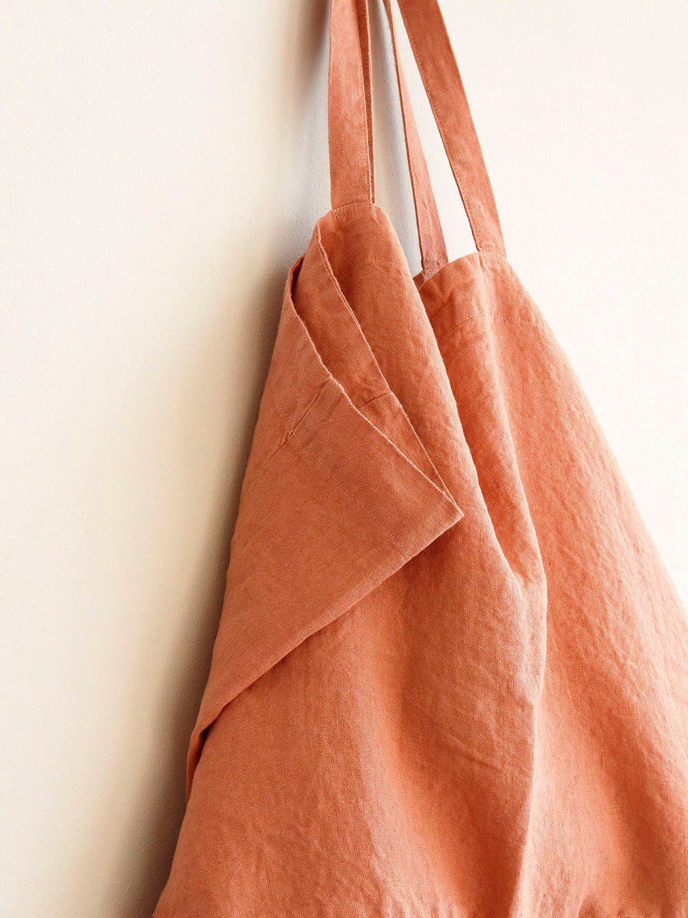Stor taske fra Linge Particulier - Peach