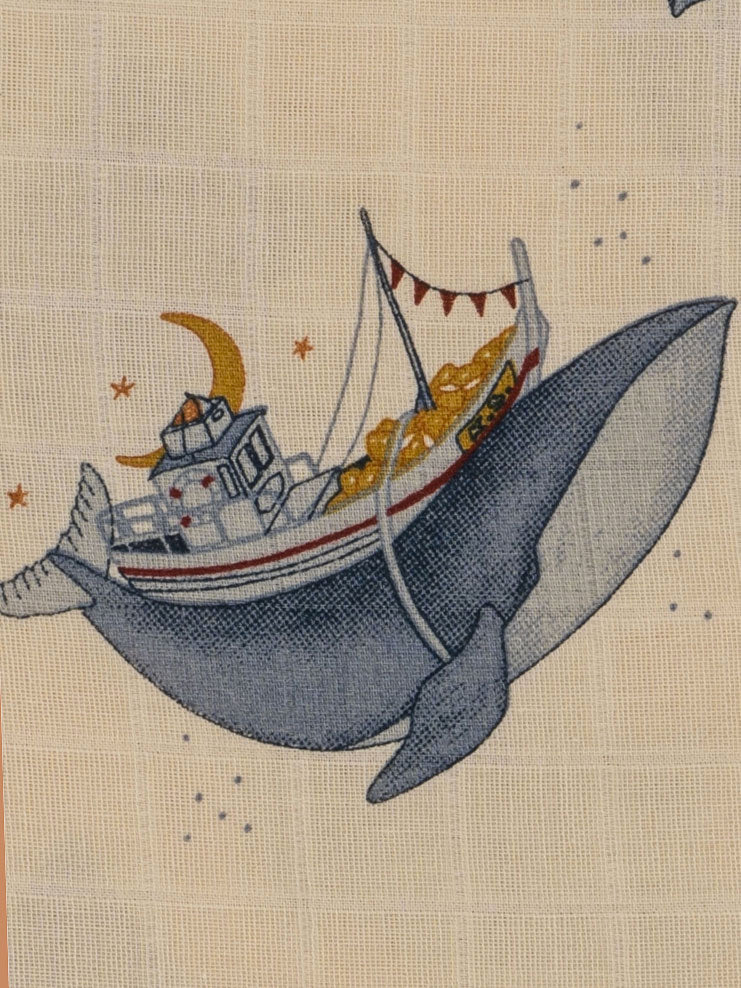 Konges Sløjd stofbleer - Whale