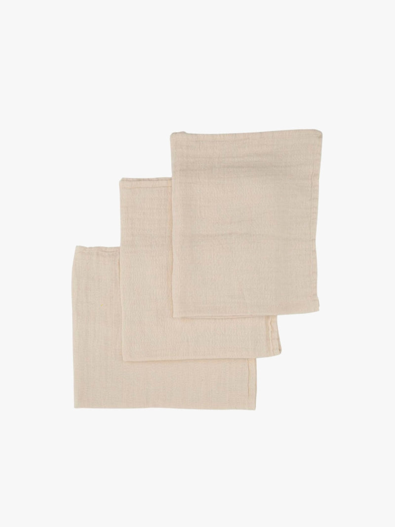 Konges Sløjd hvide stofbleer