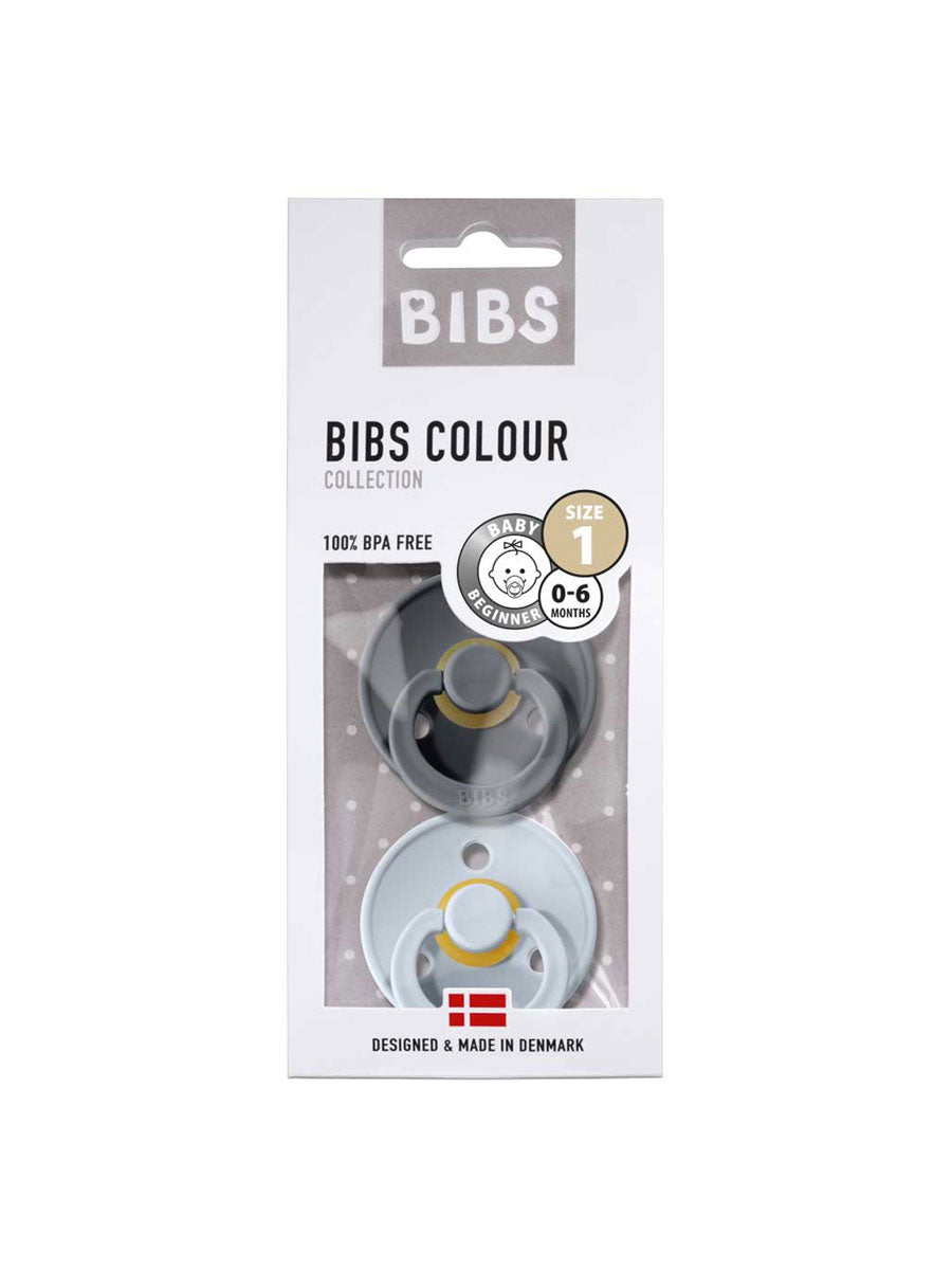 Sutter fra BIBS str 1 - Iron / Baby Blue
