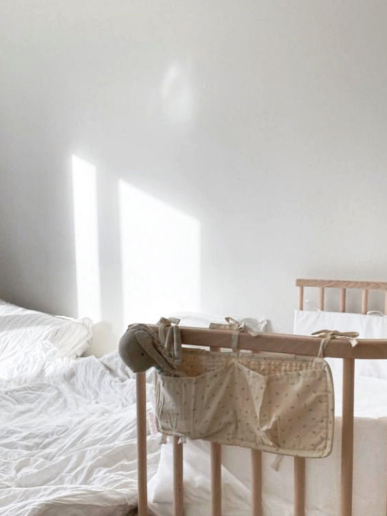 Bedside crib fra Babybay - XXL i Natur